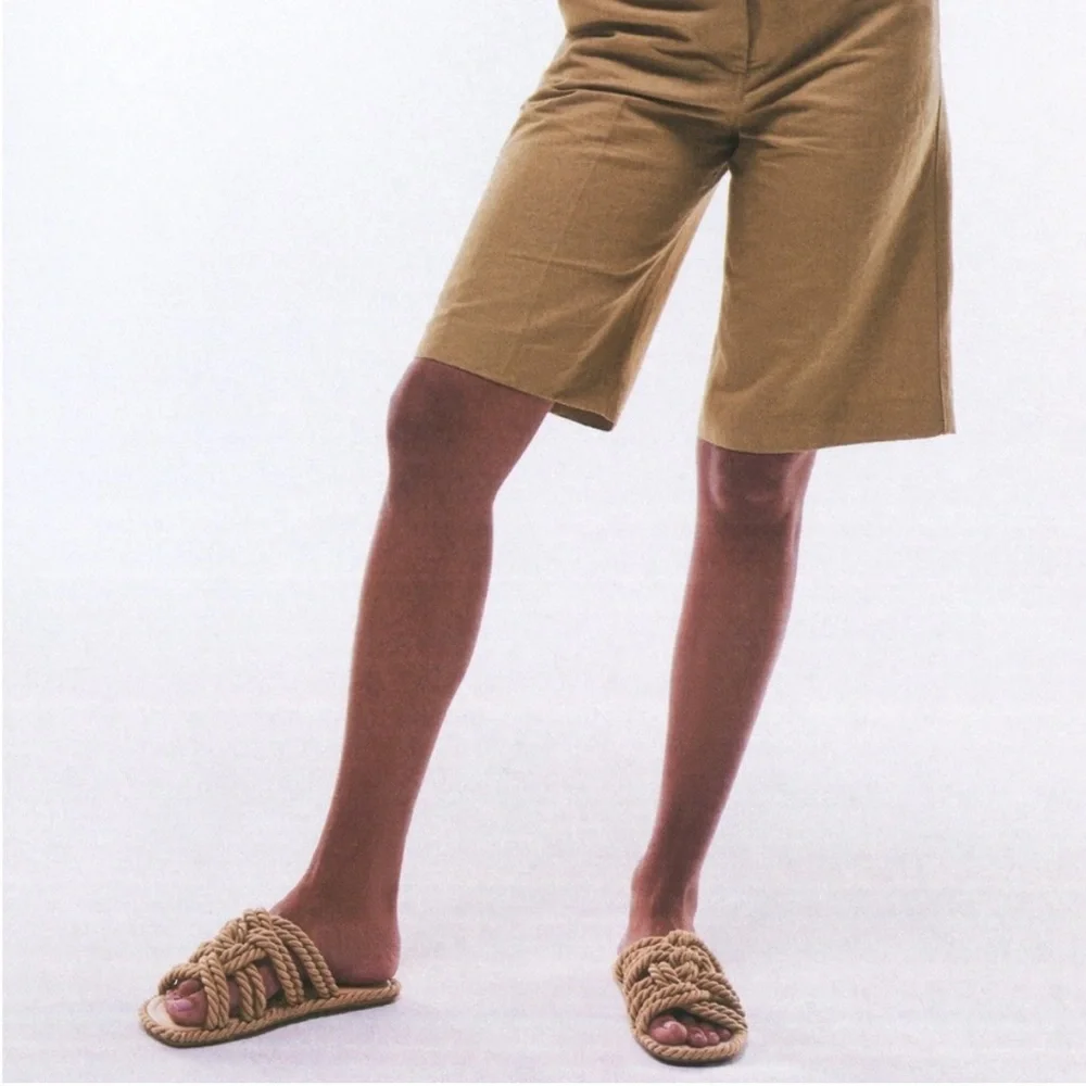 Zara Women's Tan Rope Sandals Size 40 - Picture 5 of 12